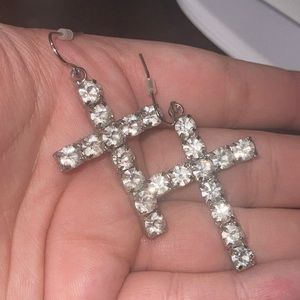 cross earrings